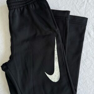 Nike Kids Black Therma-Fit Joggers - Size Large 14-16